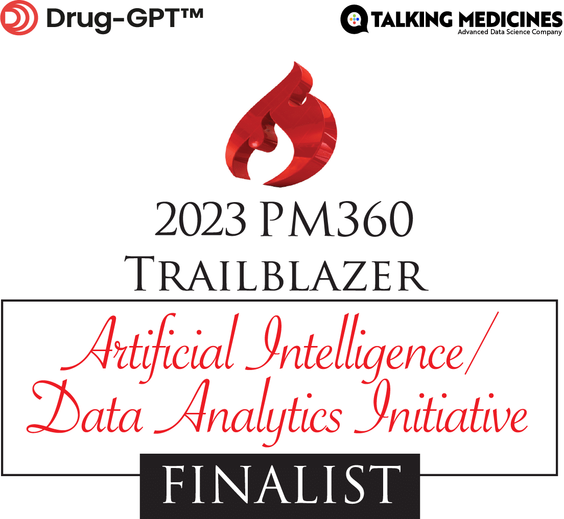 Drug-GPT Named Finalist in PM360’s 2023 Trailblazer Awards