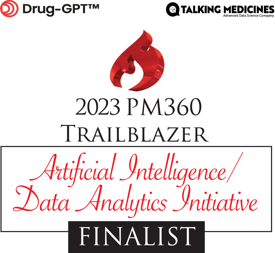 Drug-GPT™ Named Finalist in PM360's Trailblazer Awards